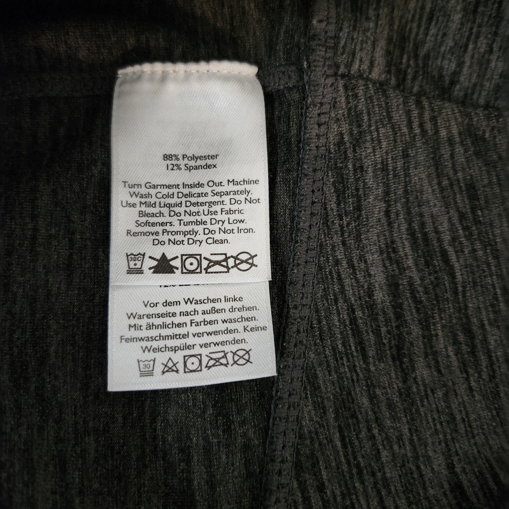 Eddie Bauer XS dark green heather capris  cropped legging/athletic tight - Picture 7 of 11